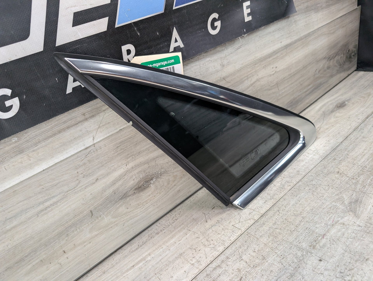 17-19 OEM AUDI A4 B9 S4 Rear Left Driver Side Quarter Window Glass