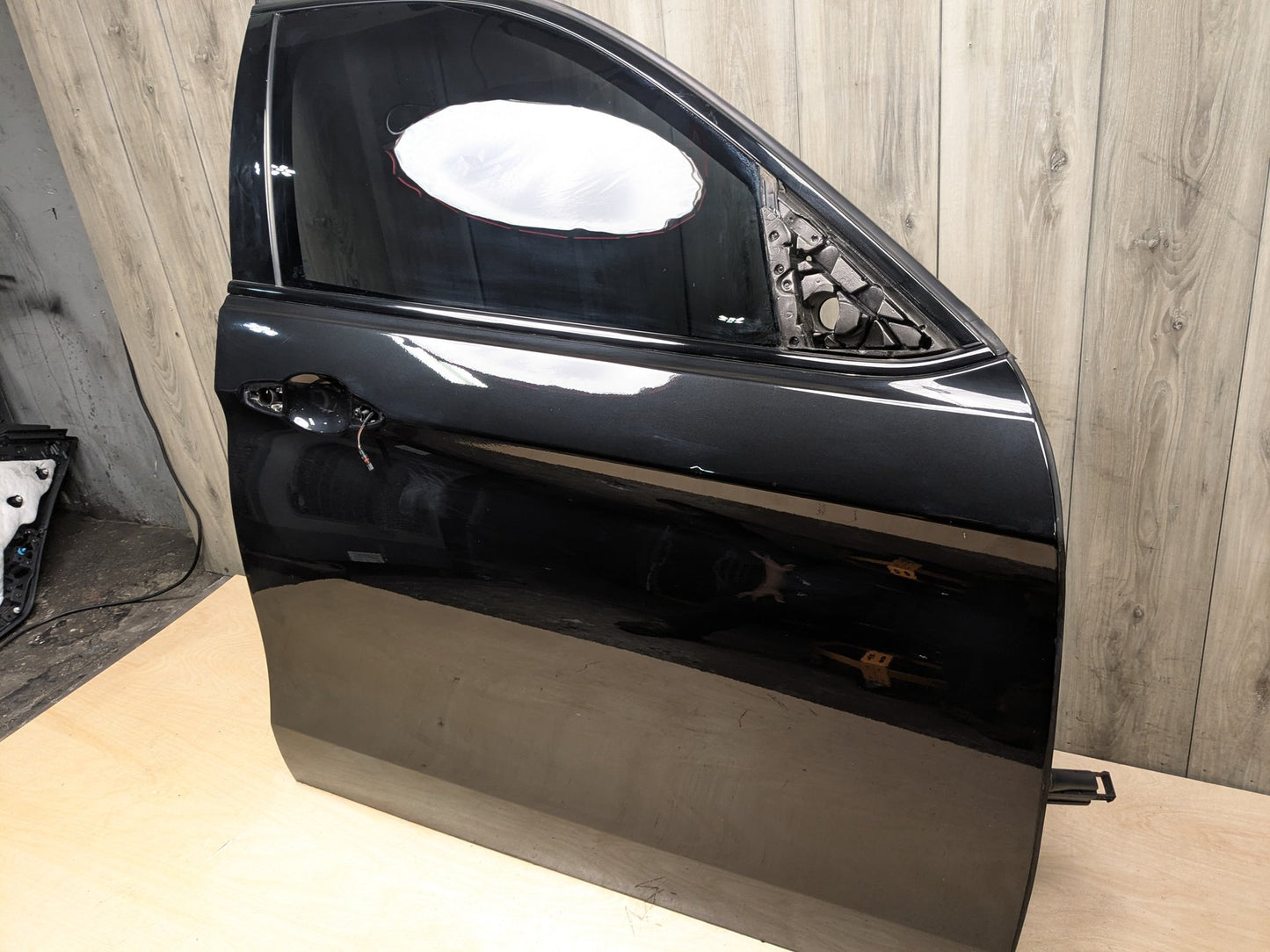 15-19 OEM BMW F16 X6 F86 X6M Front Right Passenger Door Shell Panel Black 475 BLACK SAPPHIRE METALLIC (475)
