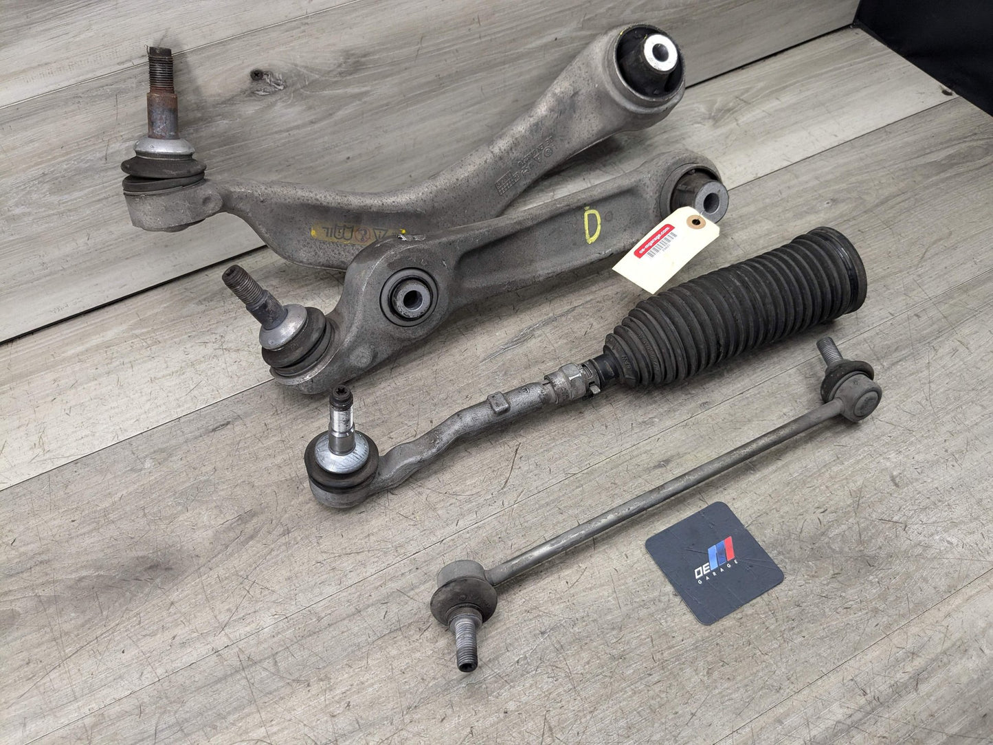 OEM BMW F10 F06 F13 RWD Front Left Upper Lower Control Arm Wishbone w/ Tie Rod