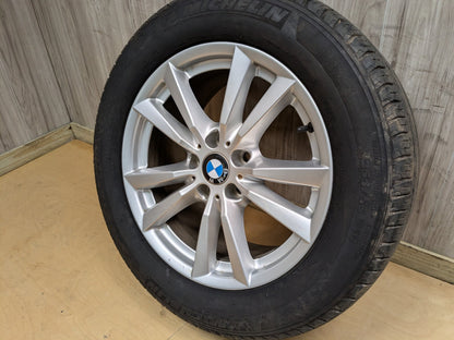 14-18 OEM BMW F15 X5 Wheel Rim 18x8.5 ET46 5x120 LA Double Spoke Style 446
