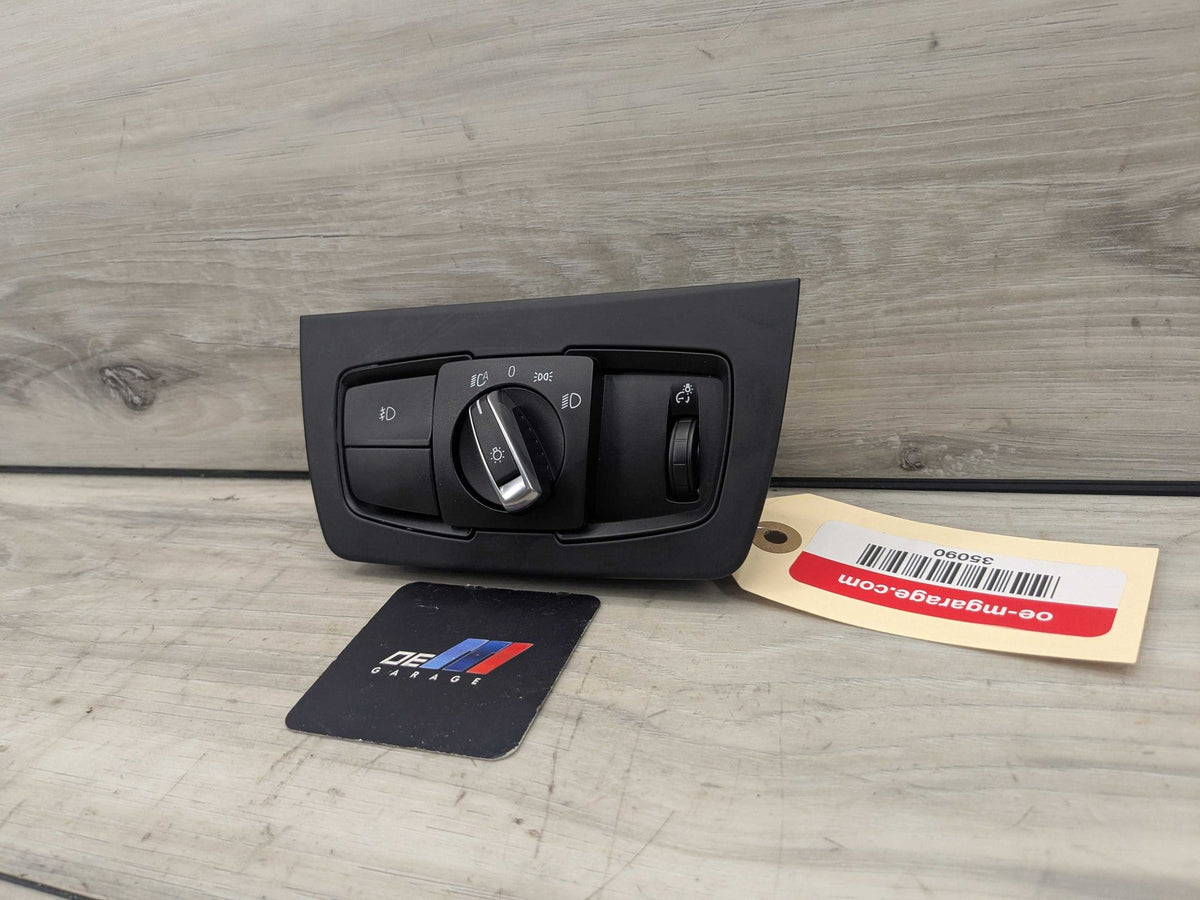 OEM BMW F22 F30 F32 F82 F80 Headlight Switch Control Panel Light Module BLACK