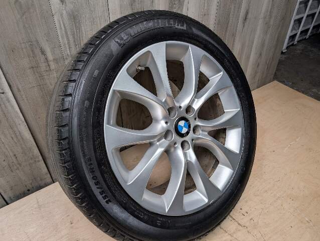 *14-18 OEM BMW F15 X5 Wheel Rim 19x9 ET48 5x120 V-Spoke Style 450