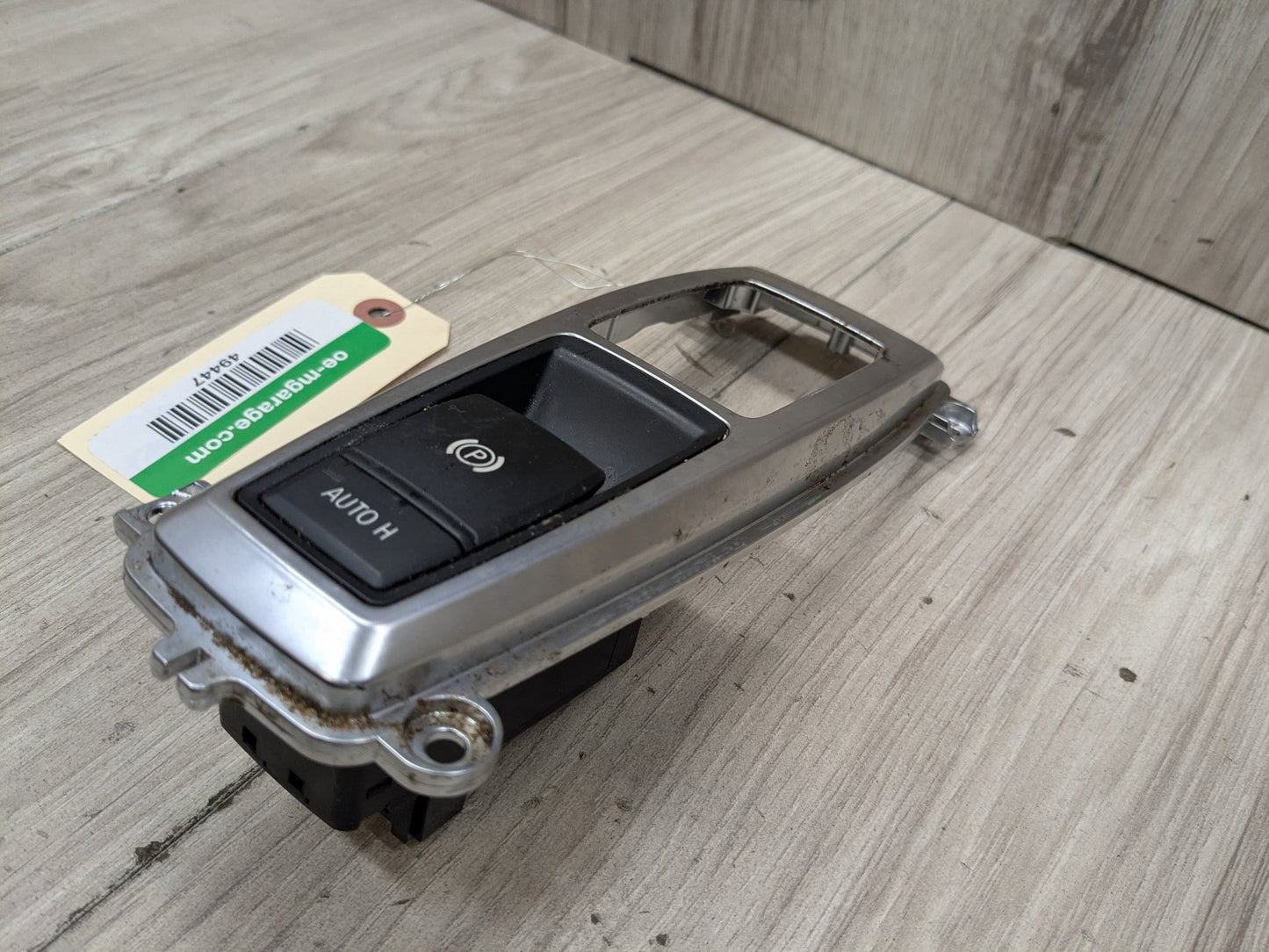 07-14 OEM BMW E70 E71 X5 X6 M Parking Brake Auto Hold Switch w/ Trim Panel