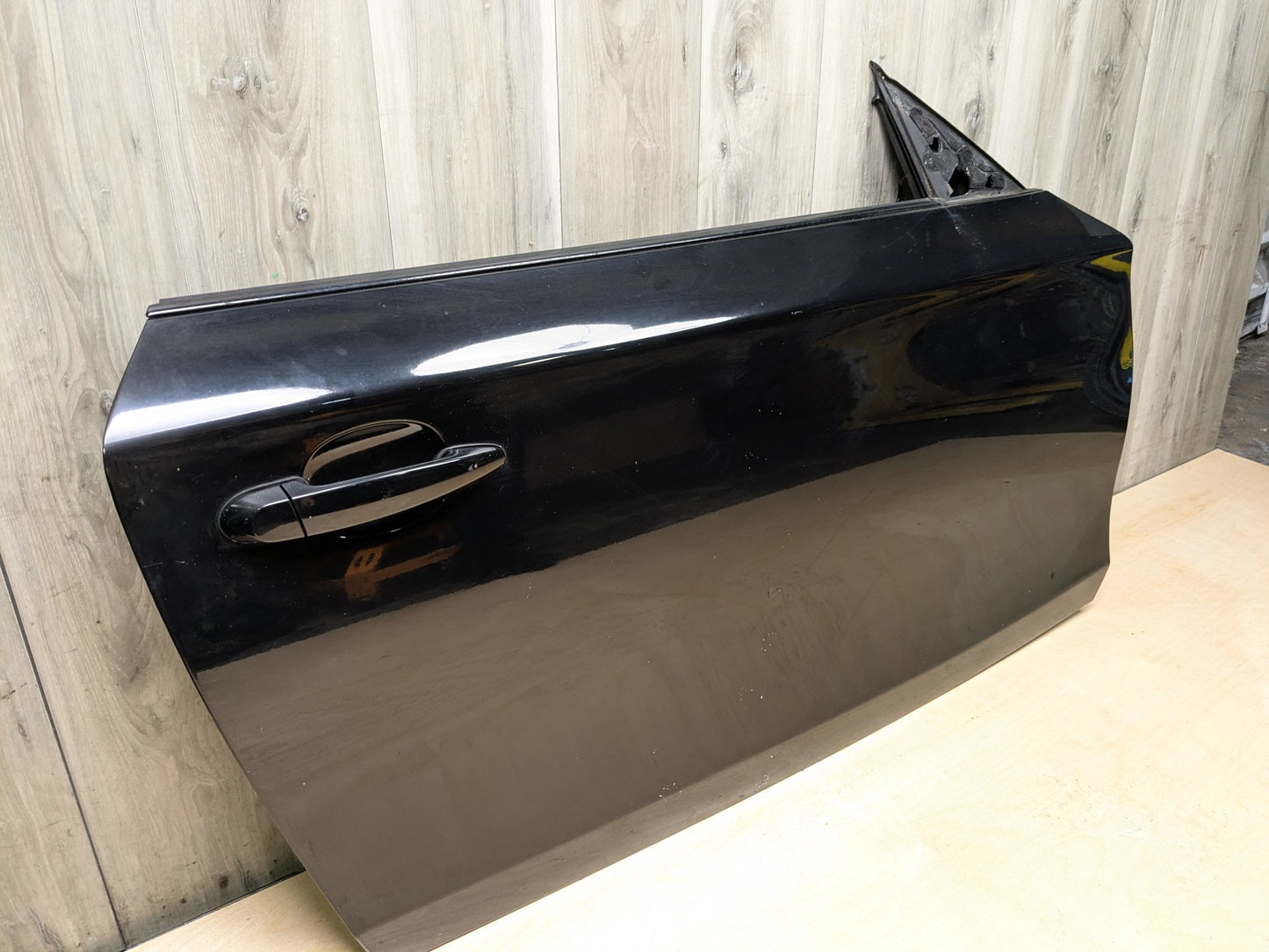08-13 OEM BMW E82 E88 128 135 Front Right Passenger Door Shell Panel Black 668 SCHWARZ II (668)