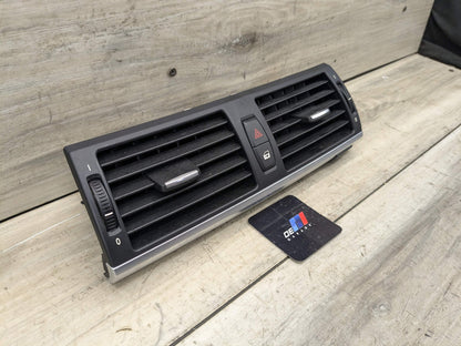 07-14 OEM BMW E70 E71 X5 X6 X5M X6M Dash Center AC Air Vent Grille Hazard Black