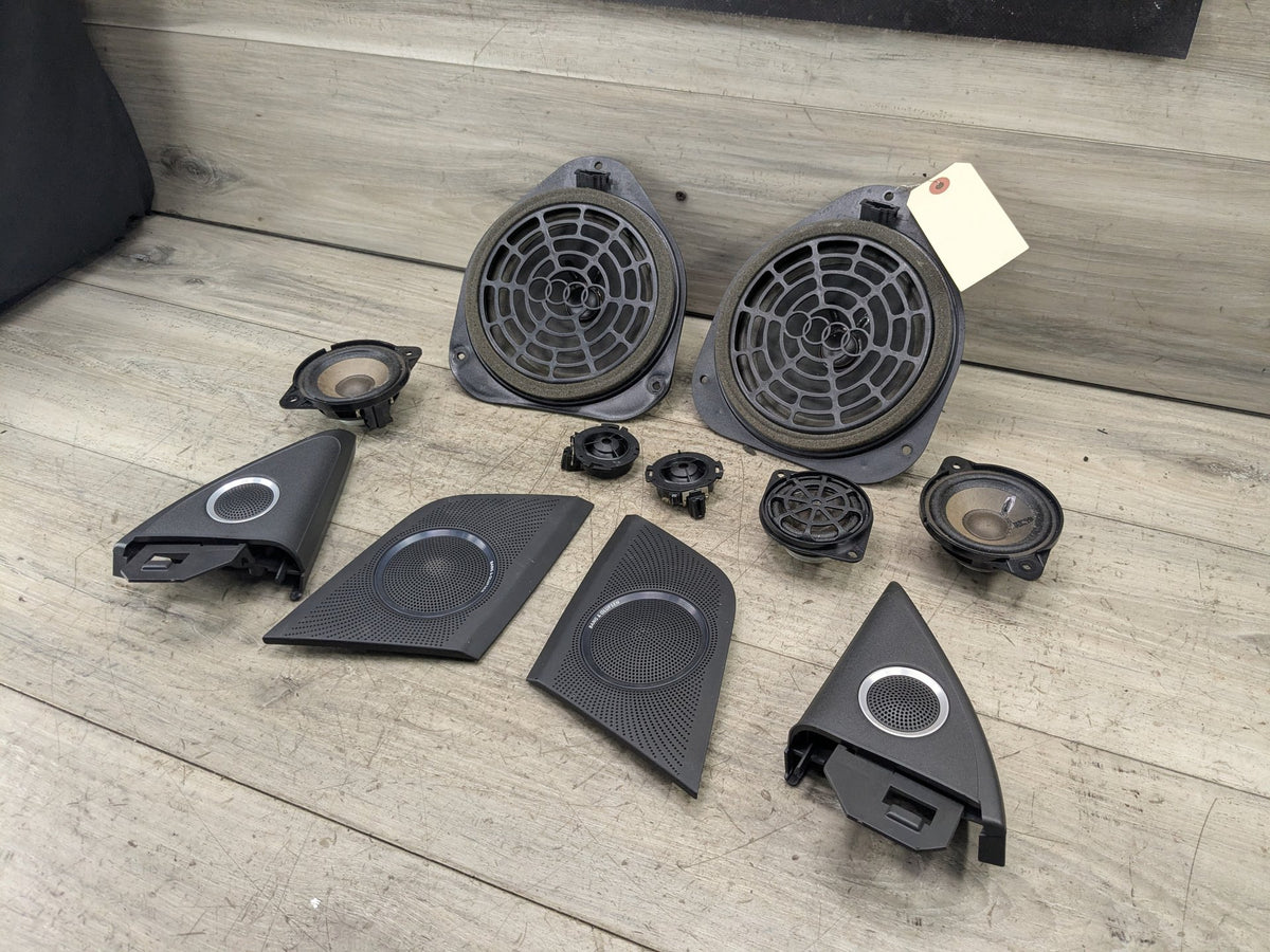 09-17 OEM AUDI A5 S5 Bang & Olufsen Front Rear Door Tweeter Speakers SET