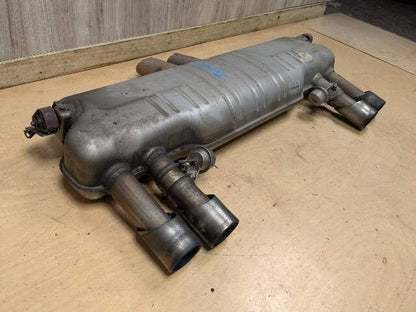 10-14 FOR BMW E70 E71 X5M X6M S63 Rear Exhaust Muffler w/ Dual Tips