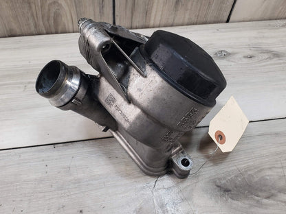 2012 BMW F10 535i Engine Motor Oil Filter Cooler Housing 7516383 E