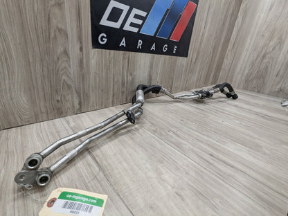 16-19 OEM BMW F90 M5 G12 750 G30 M550 Transmission Oil Cooler Line Inlet Outlet
