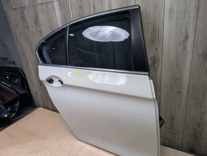 *11-16 OEM BMW F10 528 535 Sedan Rear Right Passenger Door Shell Panel White White 300