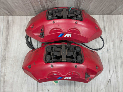 *10-14 OEM BMW E70 E71 X5M X6M Front Left Right Brake Calipers Brembo SET