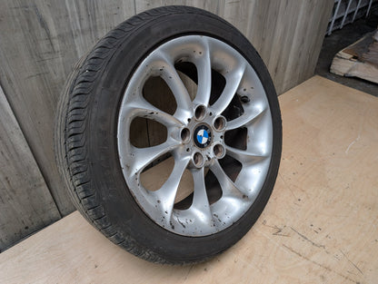 03-08 OEM BMW E85 Z4 Rim Wheel 17x8" ET:47 LA Wheel Turbine Style 106