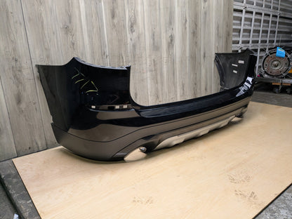 18-21 OEM BMW G01 X3 30i 30iX X LINE Rear Bumper Cover Panel w/ Diffuser Black SCHWARZ II (668)