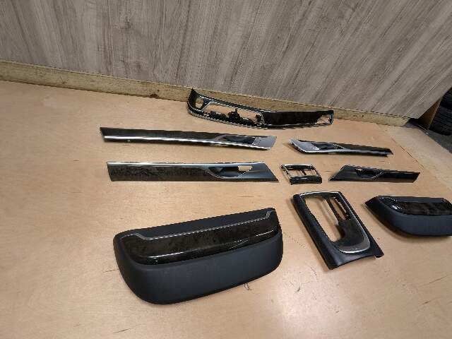 16-19 OEM BMW G12 750 Left Right Center Dash Interior Door Seat Panel Trim SET