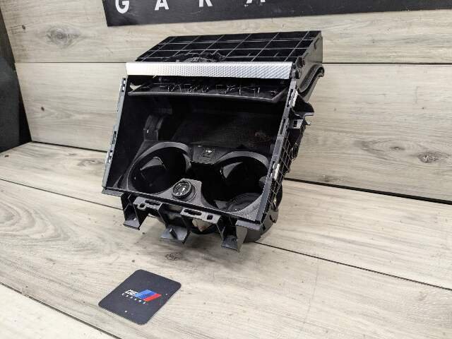 19-24 OEM BMW G20 330 M340 Center Console Cup Holder Storage Aluminum