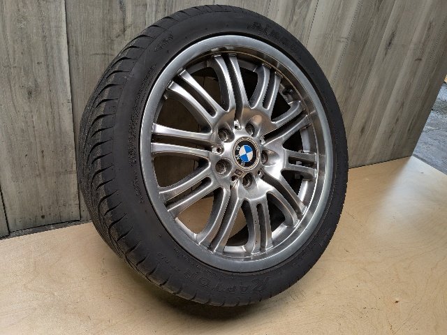 01-06 OEM BMW E46 M3 Wheel Rim 18x8" ET47 5x120 M Double Spoke Style 67"