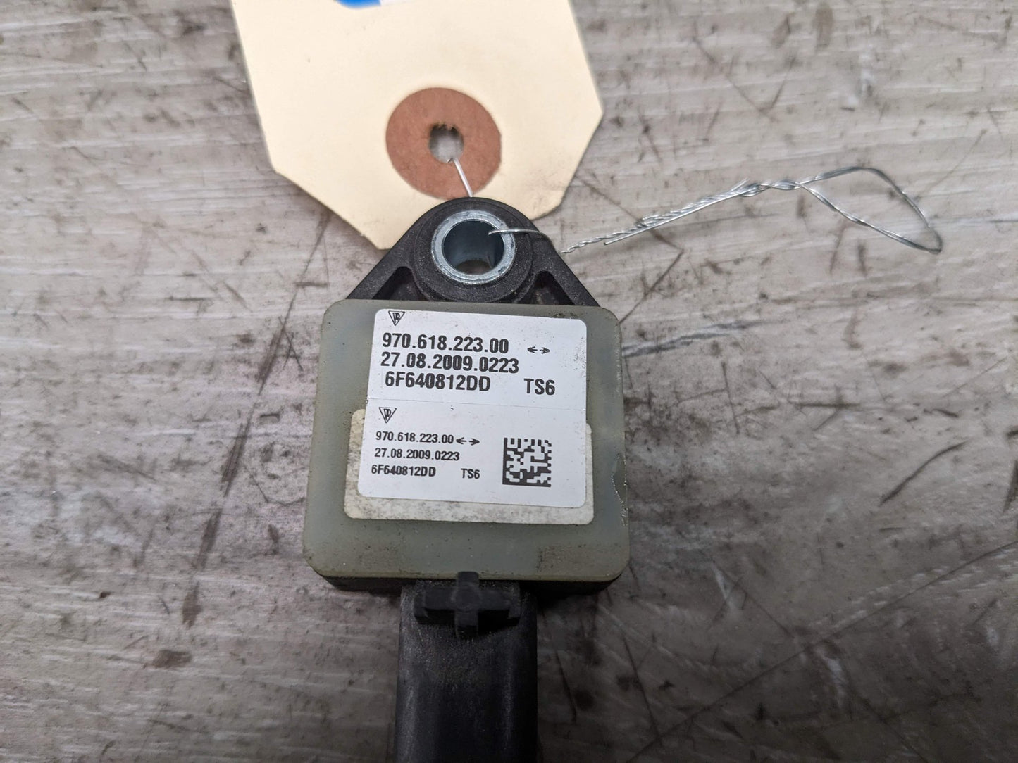 2010 Porsche Panamera - Airbag Deployment Accelerator Crash Impact Side Sensor PN: 970618223