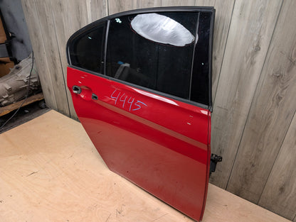 OEM BMW F30 F80 328 330 335 340 M3 Rear Right Passenger Door Shell Panel Red MELBOURNEROT METALLIC (A75)
