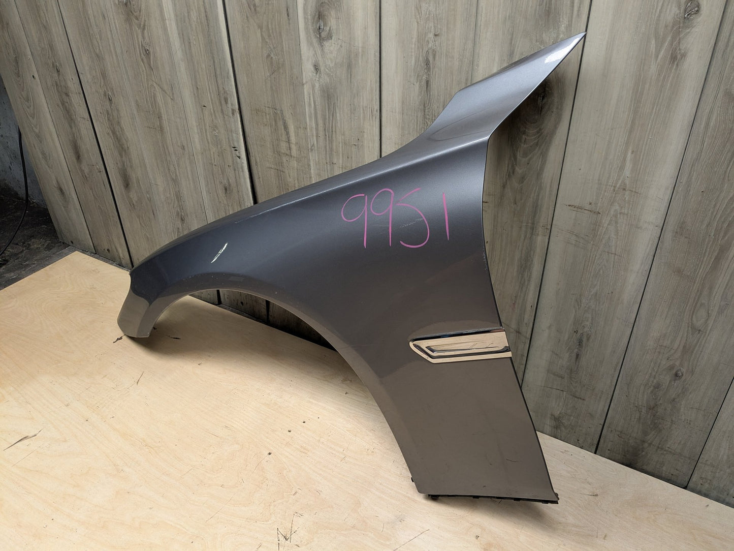 *OEM BMW F01 F02 740 750 760 B7 Front Right Passenger Fender Panel Gray A52 SPACEGRAU METALLIC (A52)