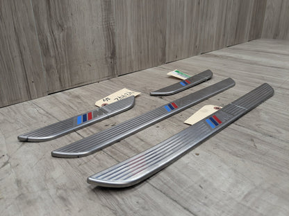 06-14 OEM BMW E70 E71 X5 X6 X5M M Front Rear Door Sill Cover Trim Entrance SET
