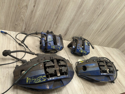 17-23 OEM BMW G30 540 M550 Front Rear Left Right Brake M SPORT Calipers SET Blue