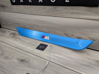 16-22 OEM BMW G12 OEM Rear Left Driver Door Sills M Trim Illuminated Entry Plate