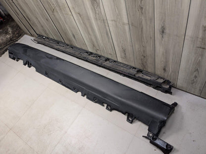OEM BMW F15 X5 Left Driver Running Step Board Side Skirt Rocker Panel w Bracket