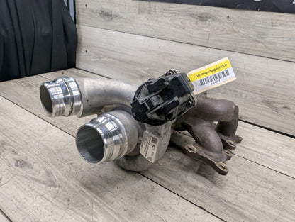 19-23 OEM BMW G05 G06 G07 G12 G16 G30 Turbo Charger 2 PORT w/ Manifold B58 45k