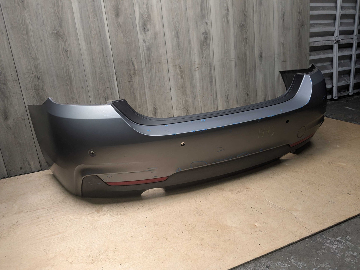 14-20 OEM BMW F36 428 430 435 440 M SPORT Rear Bumper Cover Panel Gray 490 SONDERLACKIERUNG (490)