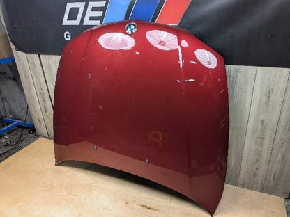 08-13 OEM BMW E88 E82 135 Front Hood Bonnet Panel Shell Red A82