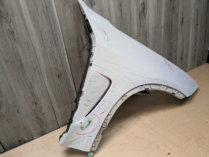 *NOTE* 14-18 OEM BMW F15 X5 Front Right Passenger Side Fender Panel White 300 White ALPINWEISS III (300)