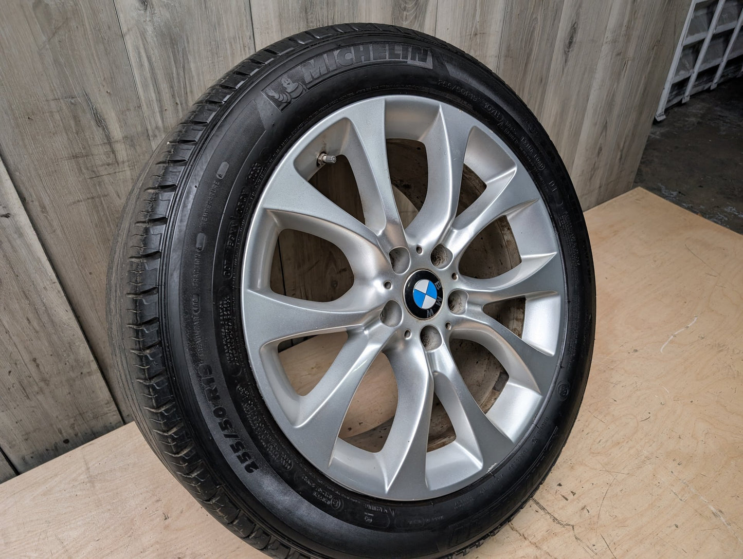 *14-18 OEM BMW F15 X5 Wheel Rim 19x9 ET48 5x120 V-Spoke Style 450