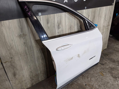 *16-22 OEM BMW F48 X1 Front Right Passenger Side Door Shell Panel White 300 White Alpinweiß Iii (300)