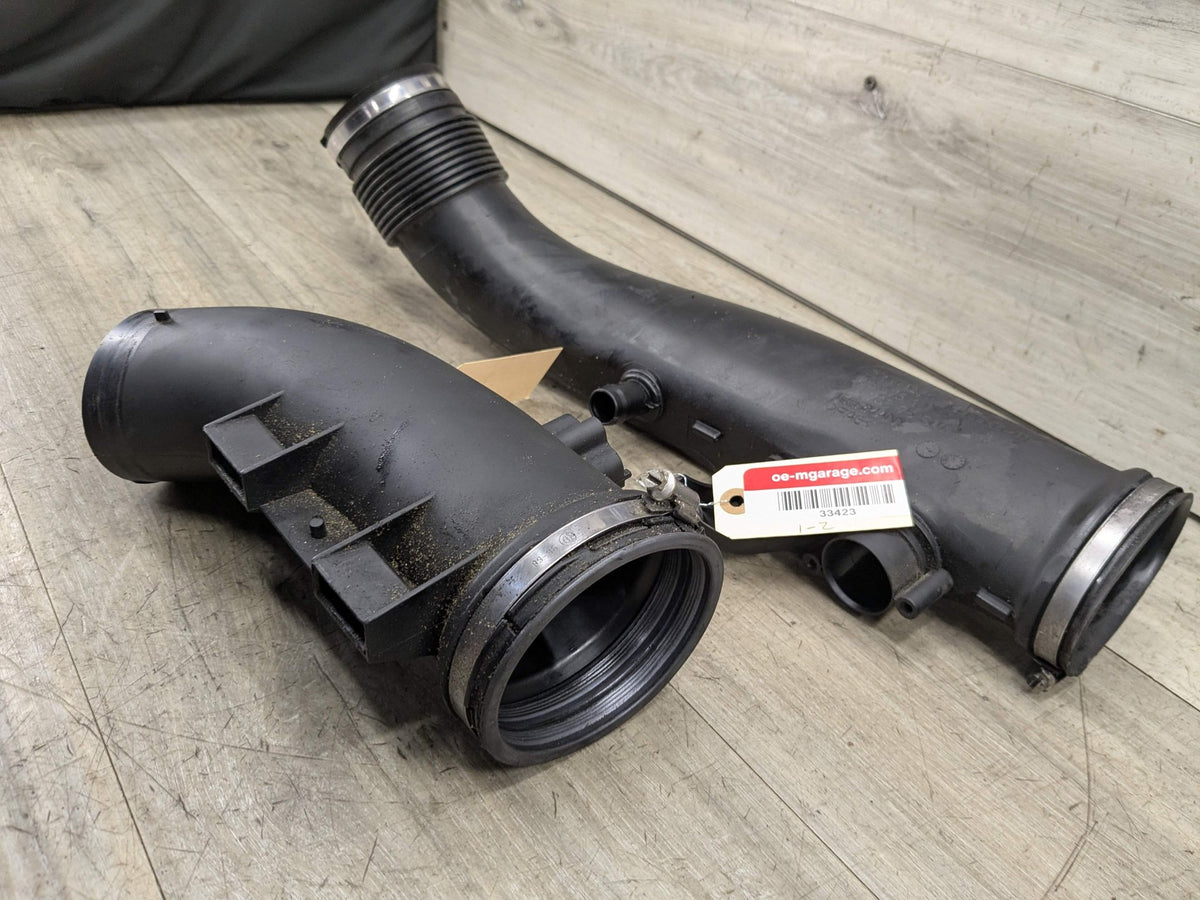 09-19 OEM BMW F12 F13 F15 F16 X5 X6 Front Intercooler Upper Charge Pipe PAIR