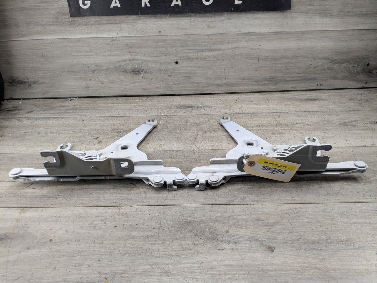 OEM BMW F15 F16 F85 X5 X6 Left Right Hood Hinge Support Bracket Brace SET