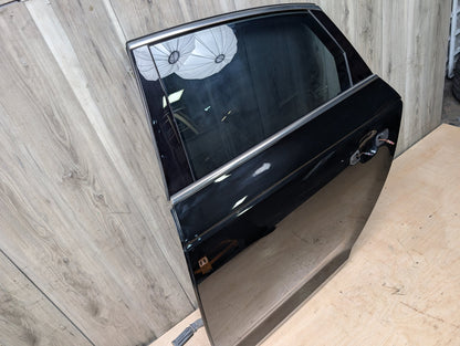 17-19 OEM AUDI A4 S4 Rear Left Driver Side Door Shell Black A2/ Y9B