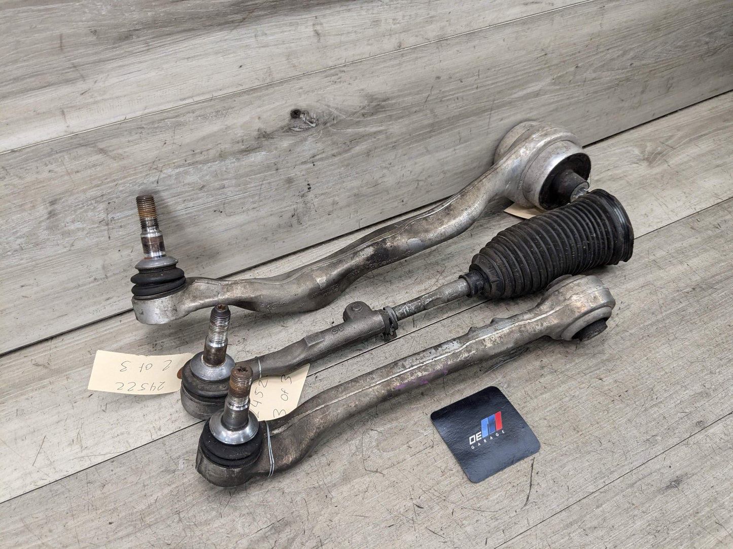 14-20 OEM BMW F22 F30 F32 RWD Front Right Upper Lower Control Arm Tie Rod SET