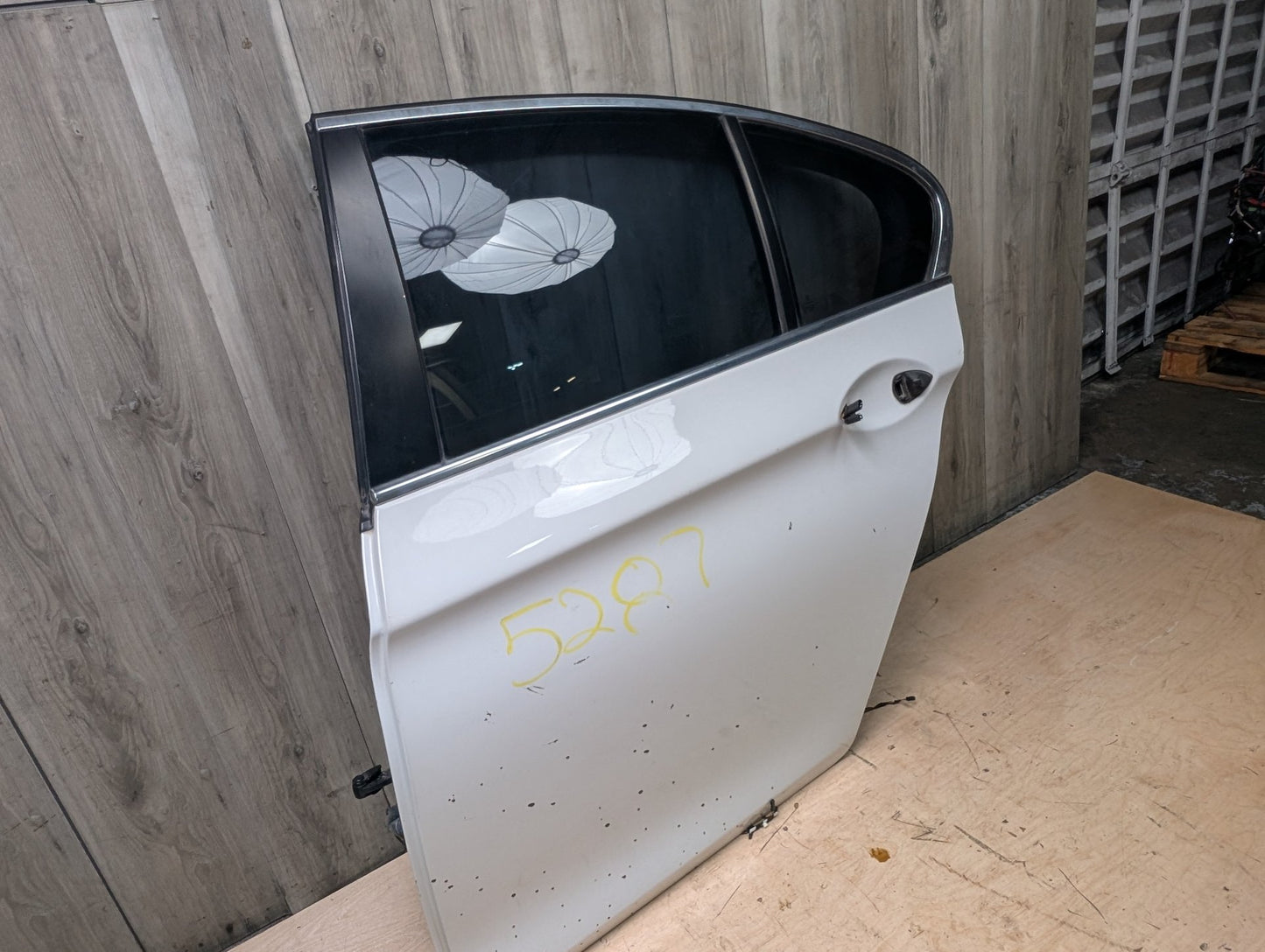 *11-16 OEM BMW F10 535 M5 Sedan Rear Driver Side Door Shell Panel White 300 White 300