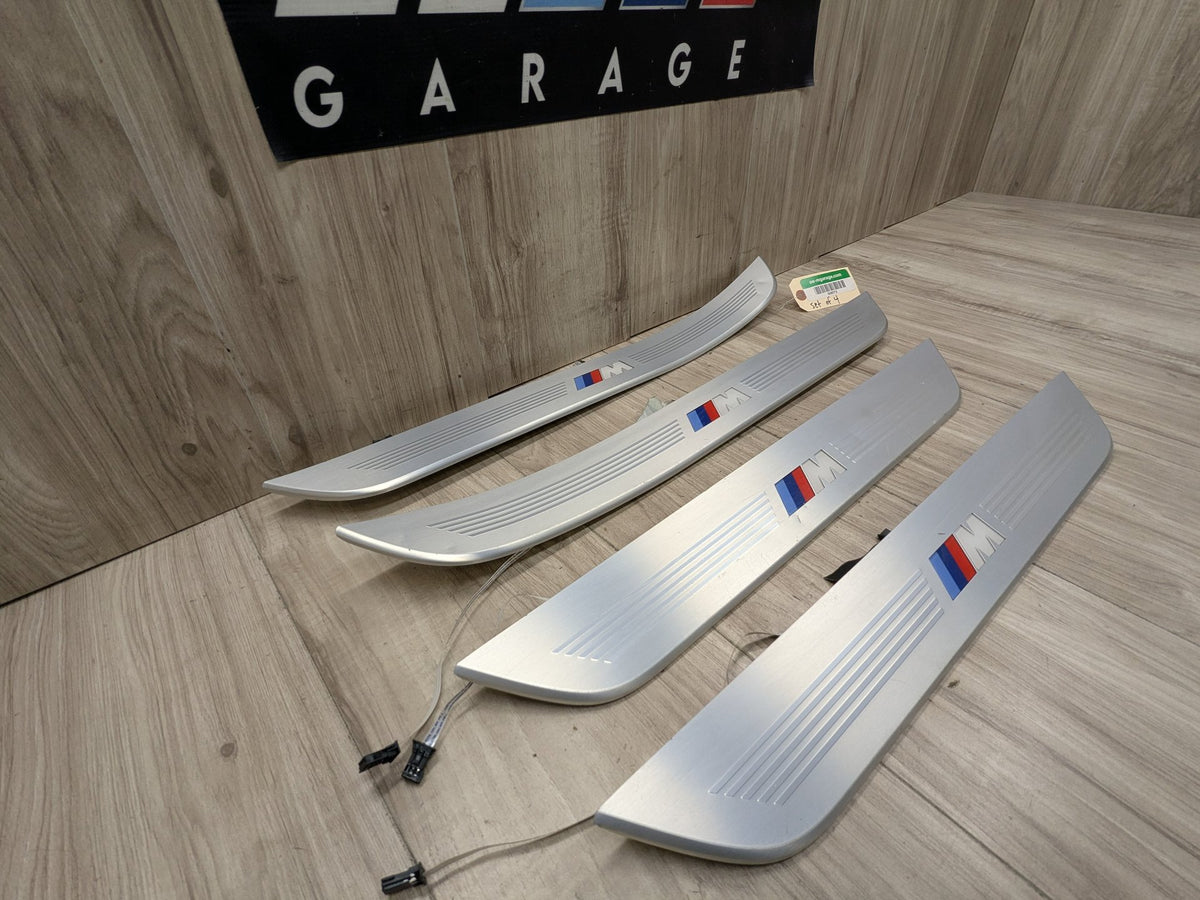 16-19 OEM BMW G11 G12 OEM Door Sills M Trim Illuminated Entry Panels Kit SET*