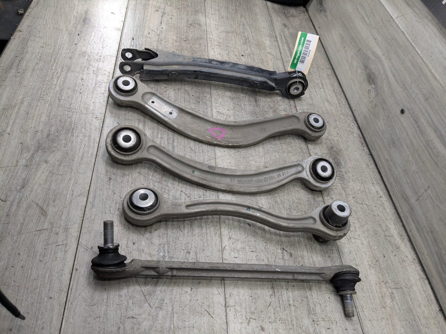 2009-2017 Mercedes-Benz E550 E-Class A207 Rear Left Driver Control Arms SET a2043521488