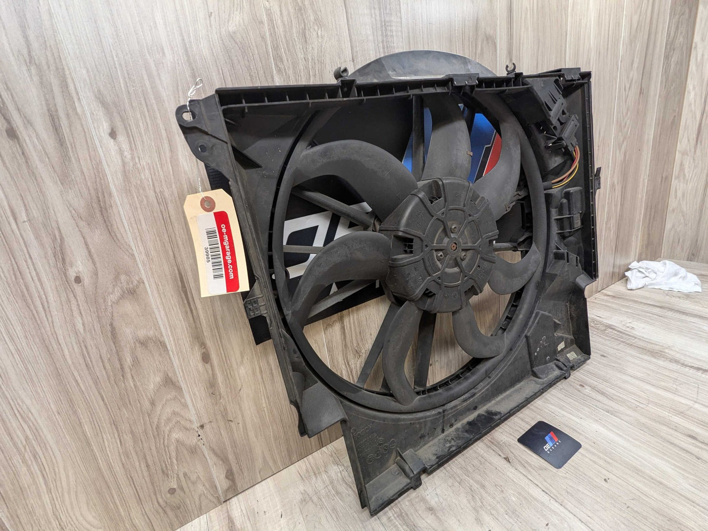 07-13 OEM BMW E82 E90 E92 335 Engine N54 N55 Radiator Cooling Auxiliary Fan 600W