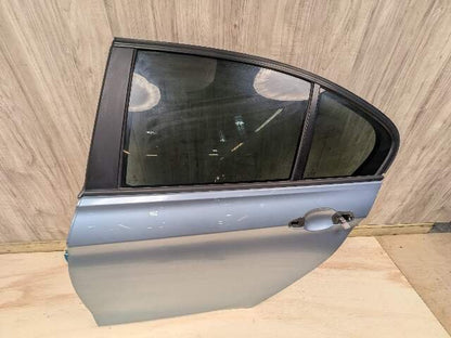 OEM BMW F30 F80 328 330 335 340 M3 Rear Left Driver Door Shell Panel Blue B40