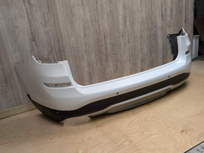 *11-17 OEM BMW F25 X3 28i 28iX 35iX Rear Bumper Cover w/ Diffuser White 300