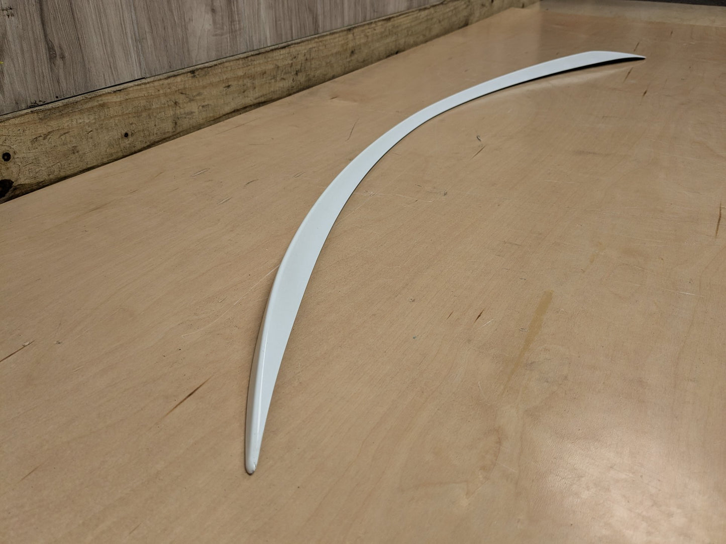 Mercedes W205 Rear Spoiler AMG Boot Trunk Trim Panel Obsidian 149 Polar white