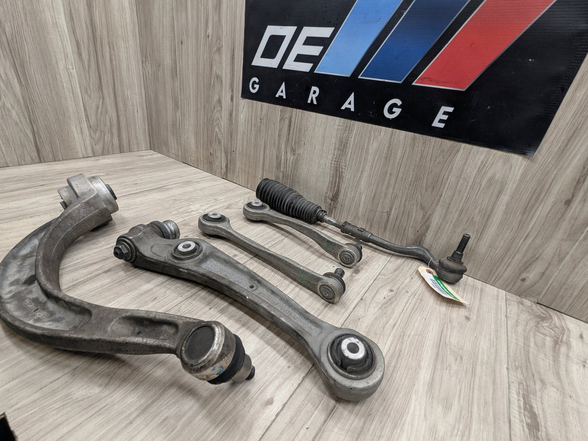 13-17 OEM AUDI A5 S5 Front Left Driver Upper Lower Control Arms w Tie Rod SET