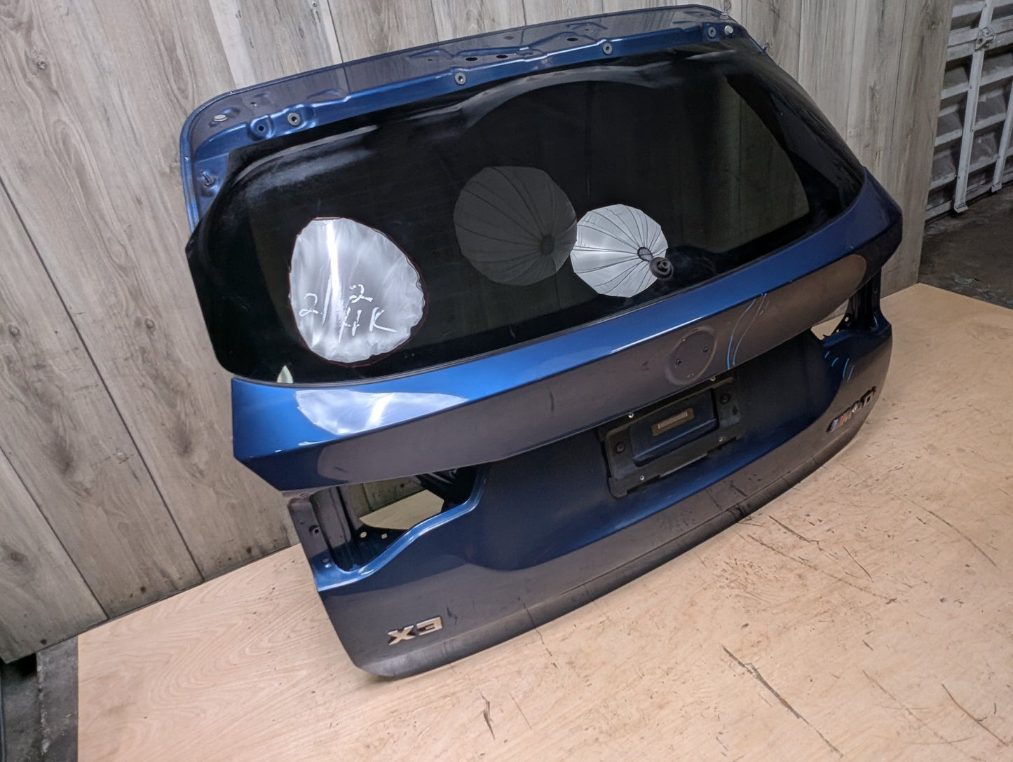 *OEM BMW F97 G01 X3 X3M Rear Liftgate Tailgate Trunk Lid Door Shell Blue Blue C1M