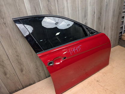 OEM BMW F30 F80 328 330 335 340 M3 Front Right Passenger Door Shell Panel Red MELBOURNEROT METALLIC (A75)