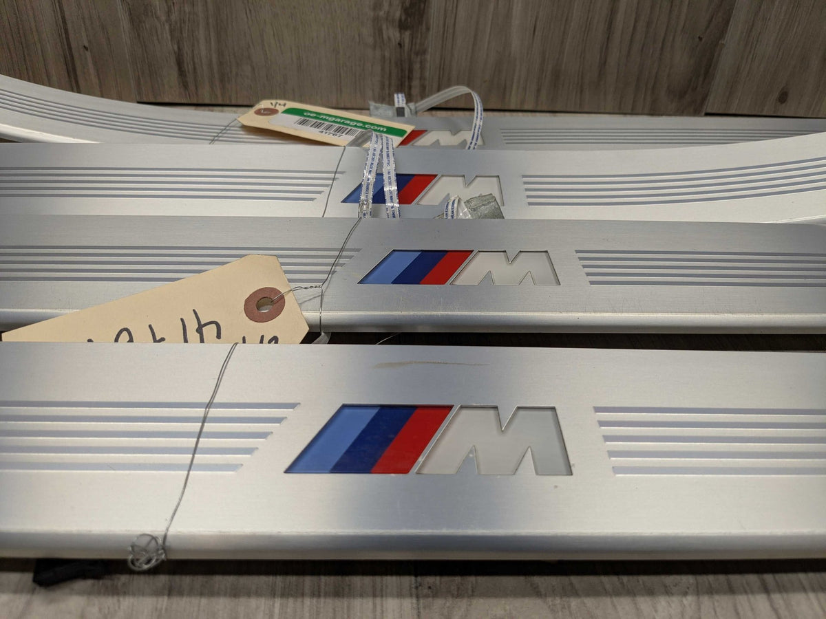 16-19 OEM BMW G11 G12 OEM Door Sills M Trim Illuminated Entry Panels Kit SET*