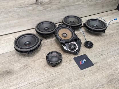 11-17 OEM BMW F25 F26 X3 X4 Stereo Audio Mid Range Speakers Hi-Fi SET
