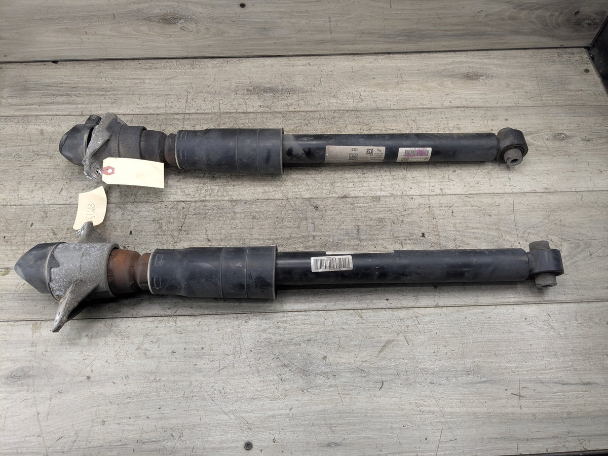 2018-2024 Audi S5 B9 Rear Left Right Spring Strut Shock Absorbers SET 8W0616025E 2018-21 Audi S5 A5 B9 Rear Left & Right Side Suspension Shock Absorber Strut